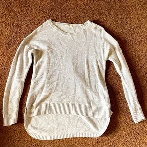 Madewell gently used light grey knit sweater